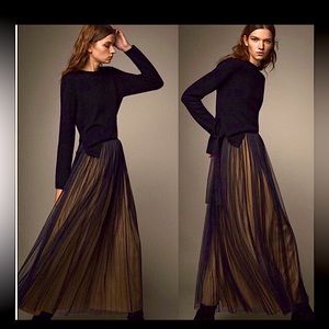 Massimo Dutti tulle maxi skirt. Size 38
